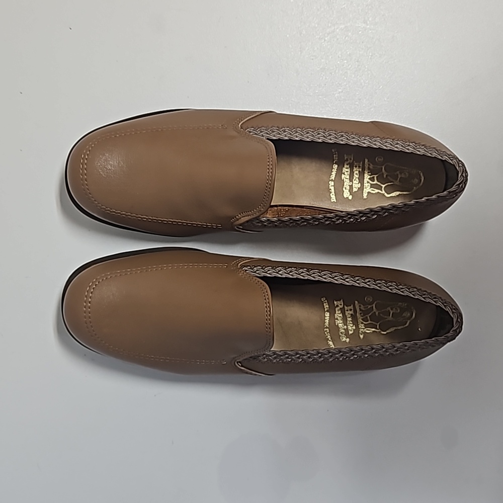 Hushpuppies Tan Leather Upper Loafers NWOT Sz 5.5